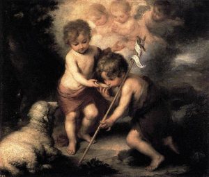 幼児キリストと聖ヨハネ